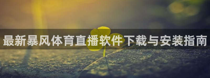 jrkan低调看高清直播nba：最新暴风体育直播软件下载与安装指南